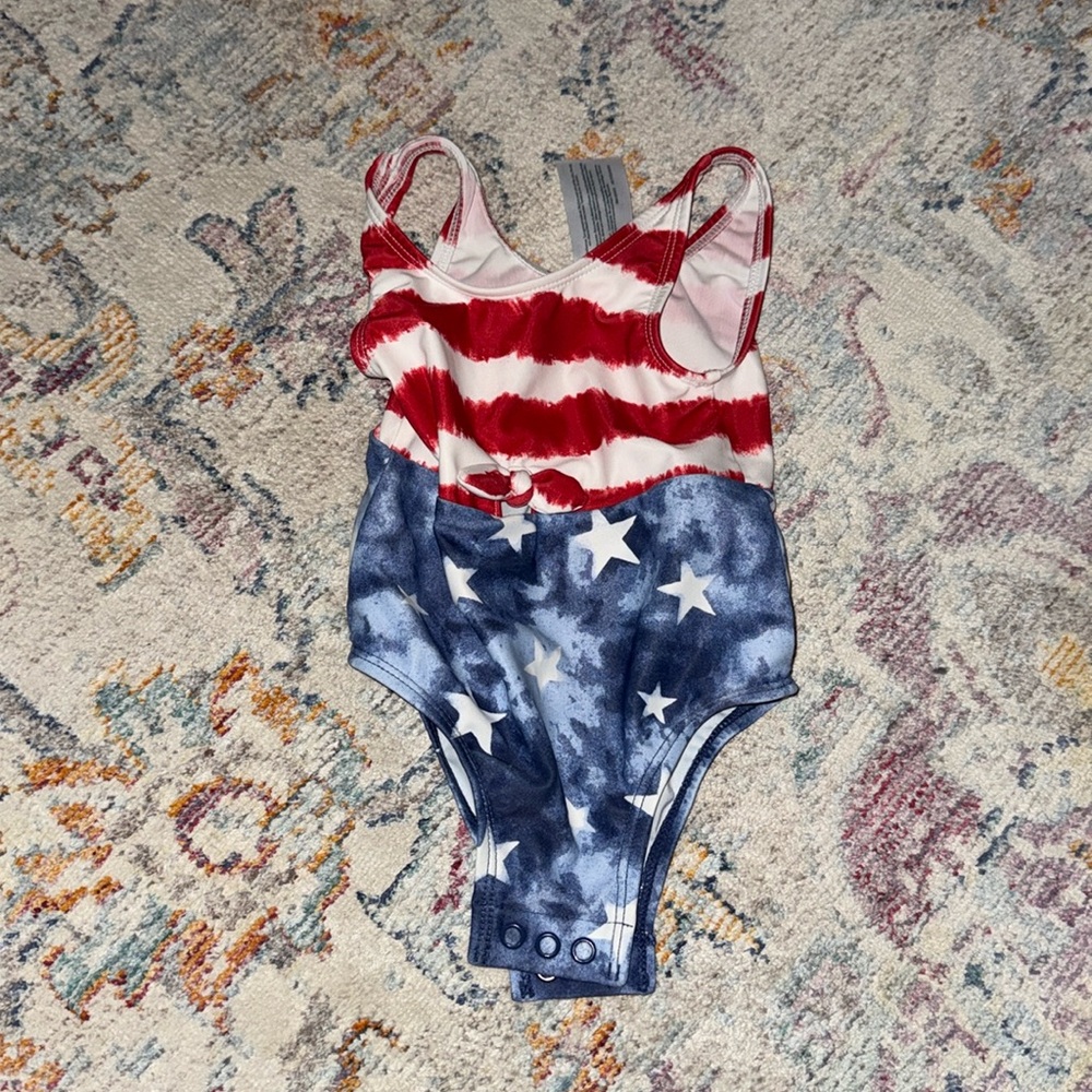 One piece girls bathing suit